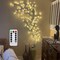5.9ft Enchanted Willow Vine LED Lights – 96 Fairy Lights with Remote, 8 Lighting Modes, USB Powered Artificial Hanging Wall Decor for Bedroom, Living Room, Christmas & Party Decor
